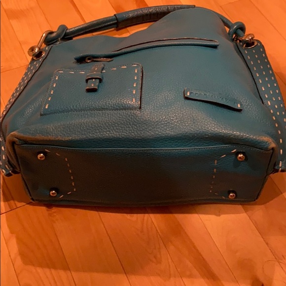 Bcbgmaxazria turquoise signature hobo bag - Picture 5 of 14